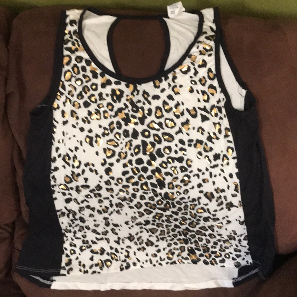NWOT cheetah tank top